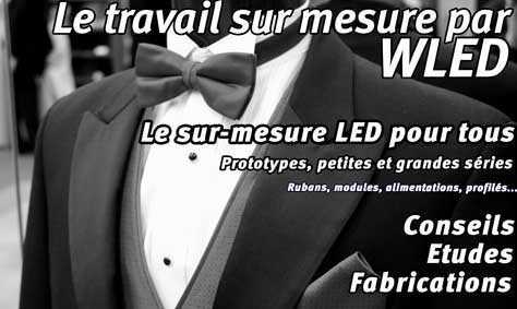 Profilé LED en saillie Agencement, signalétique, mobilier.