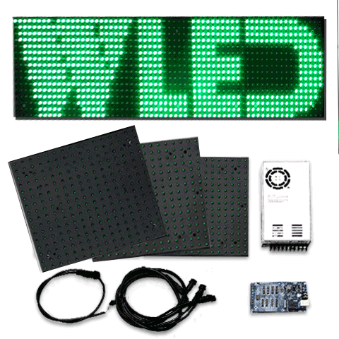 Afficheur LED en kit  panneau publicitaire LED