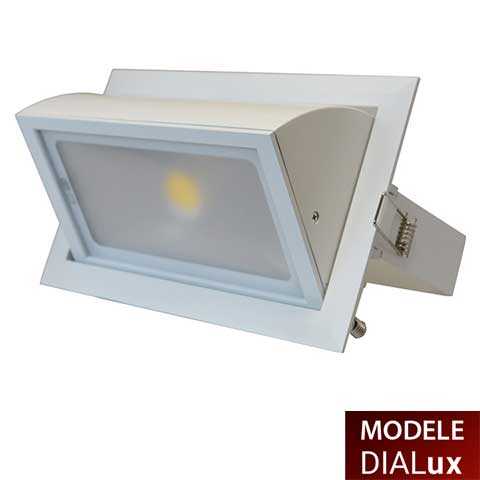 Spot LED 8W orientable et encastrable pour éclairage intérieur